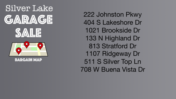Silver Lake Garage Sale Addresses v5